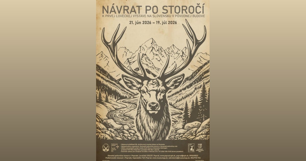 Návrat po storočí k prvej loveckej výstave na Slovensku v pôvodnej budove