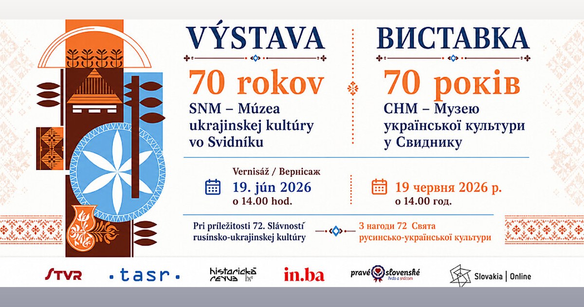 70 rokov SNM – Múzea ukrajinskej kultúry vo Svidníku