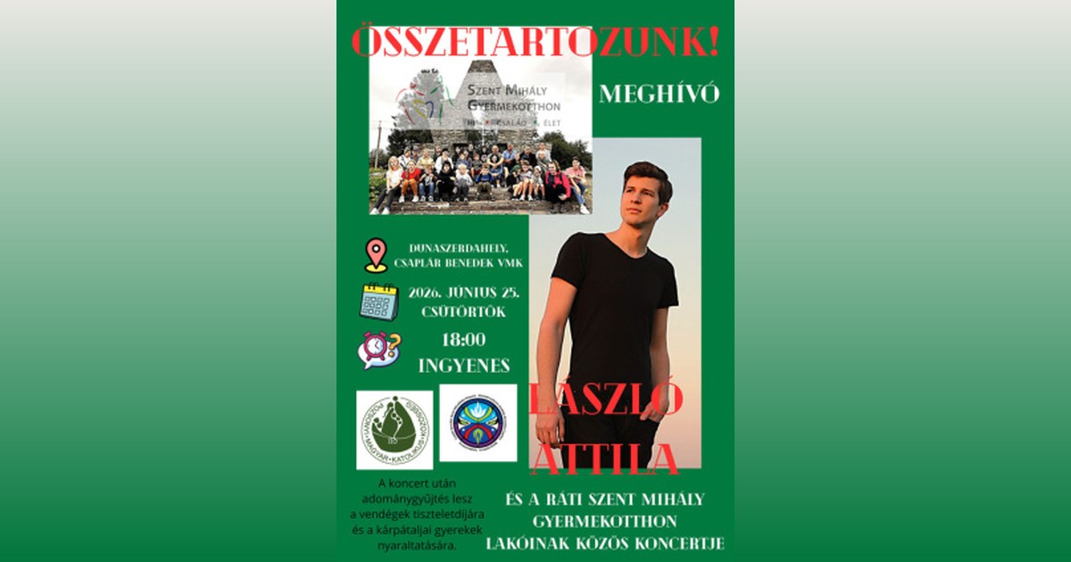 László Attila jótékonysági koncert