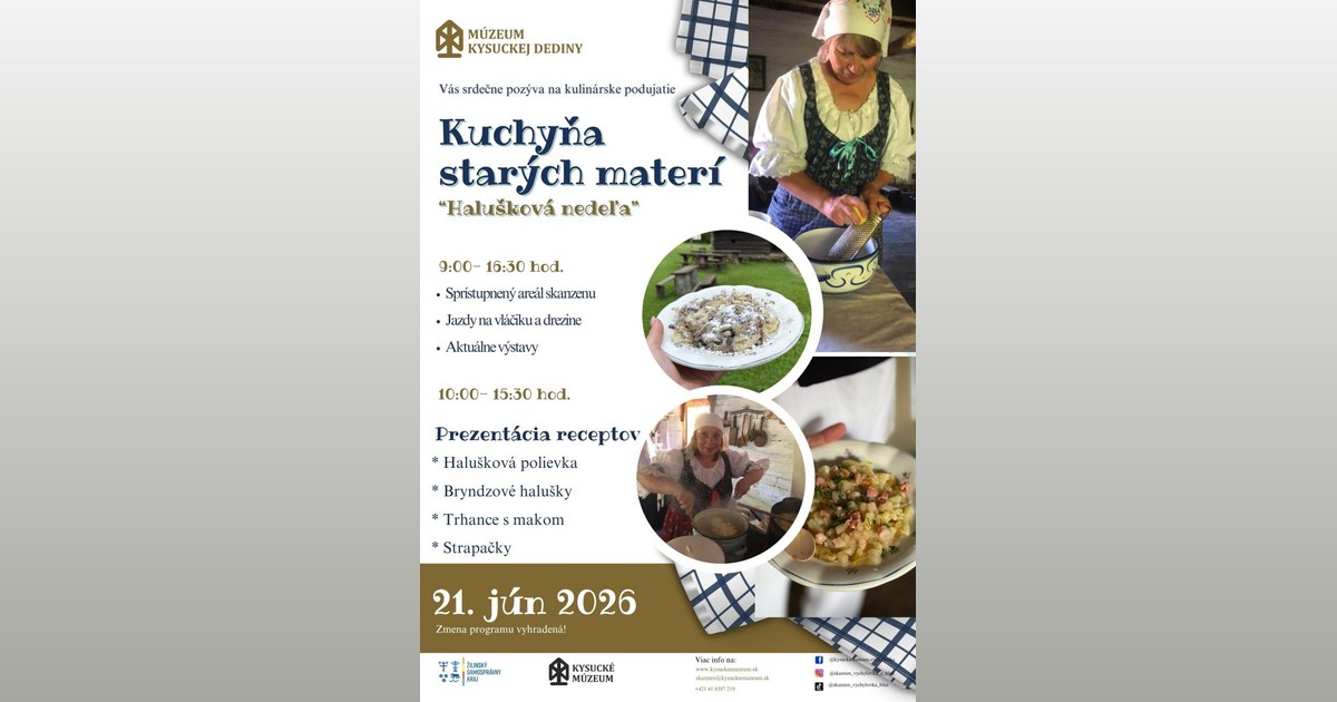 Kuchyňa starých materí: Halušková nedeľa