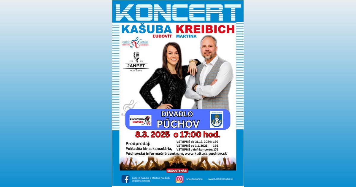 Ľudovít Kašuba & Martina Kreibich — koncert