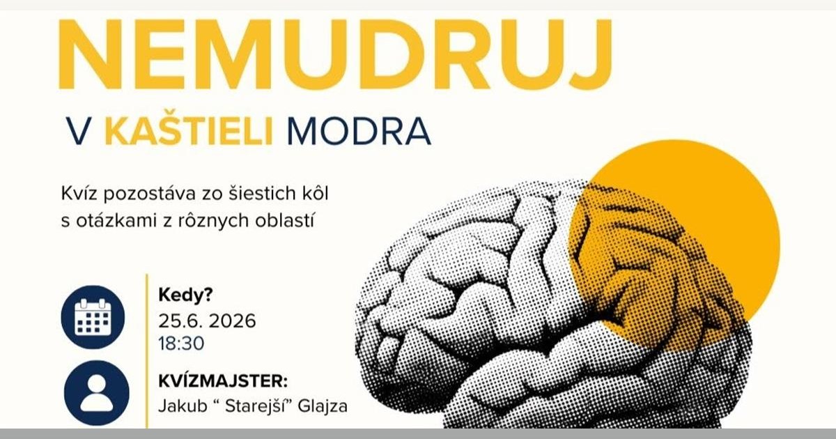 Nemudruj v Kaštieli Modra