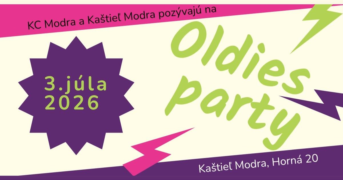 Oldies party v rytme 70, 80 a 90 rokov